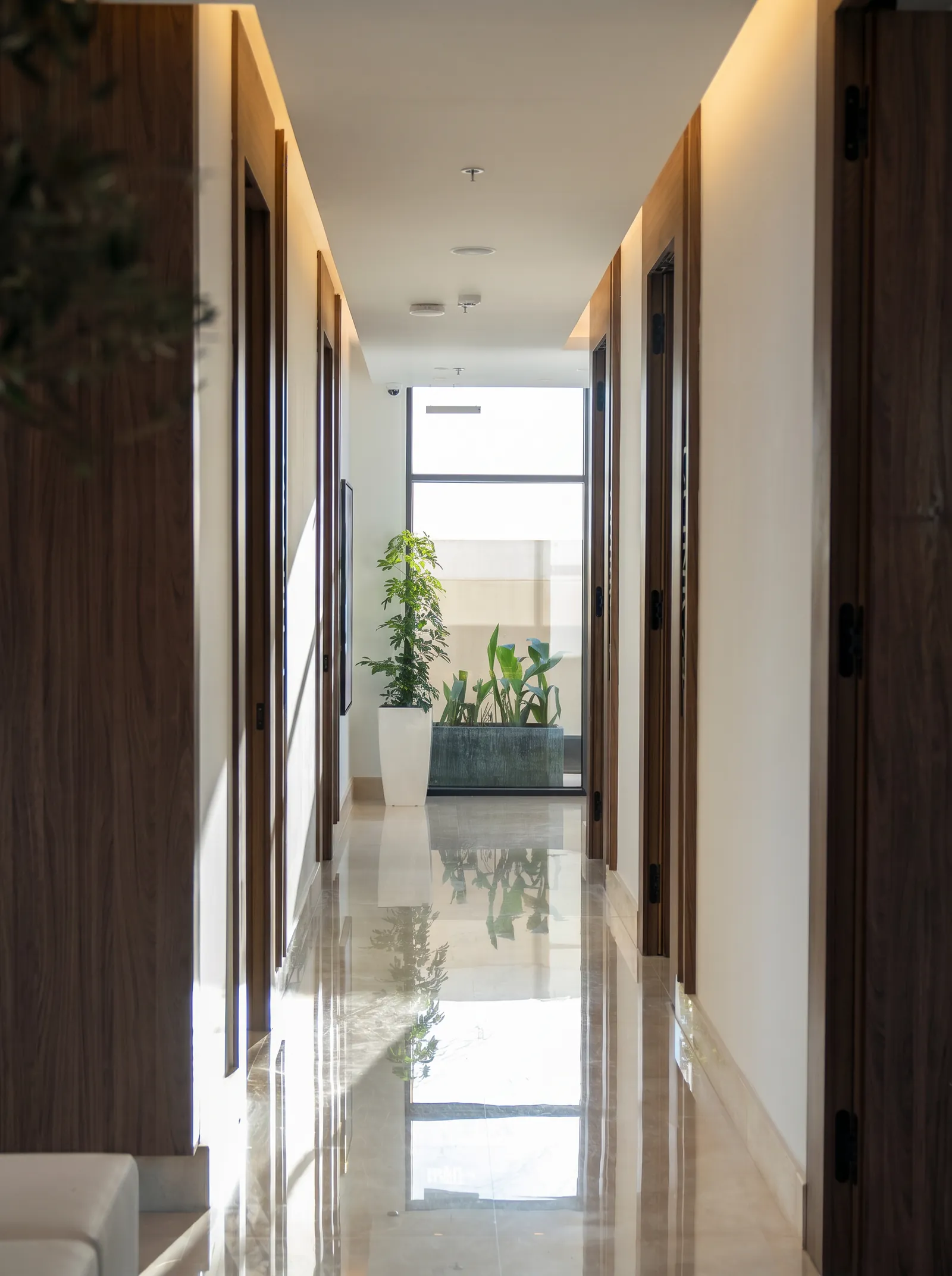 The entrance